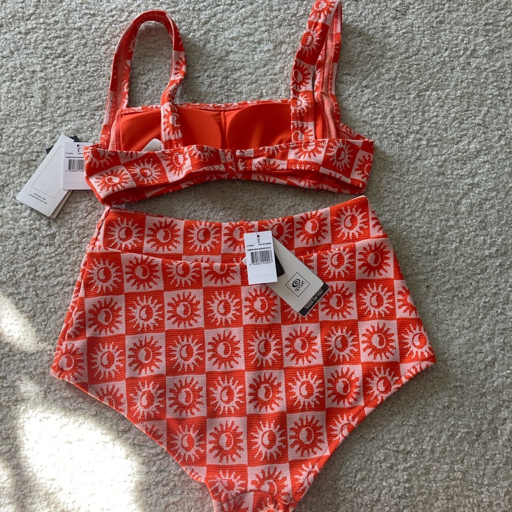 NWT Ripcurl Summer Check Bikini Set - Picture 2 of 4